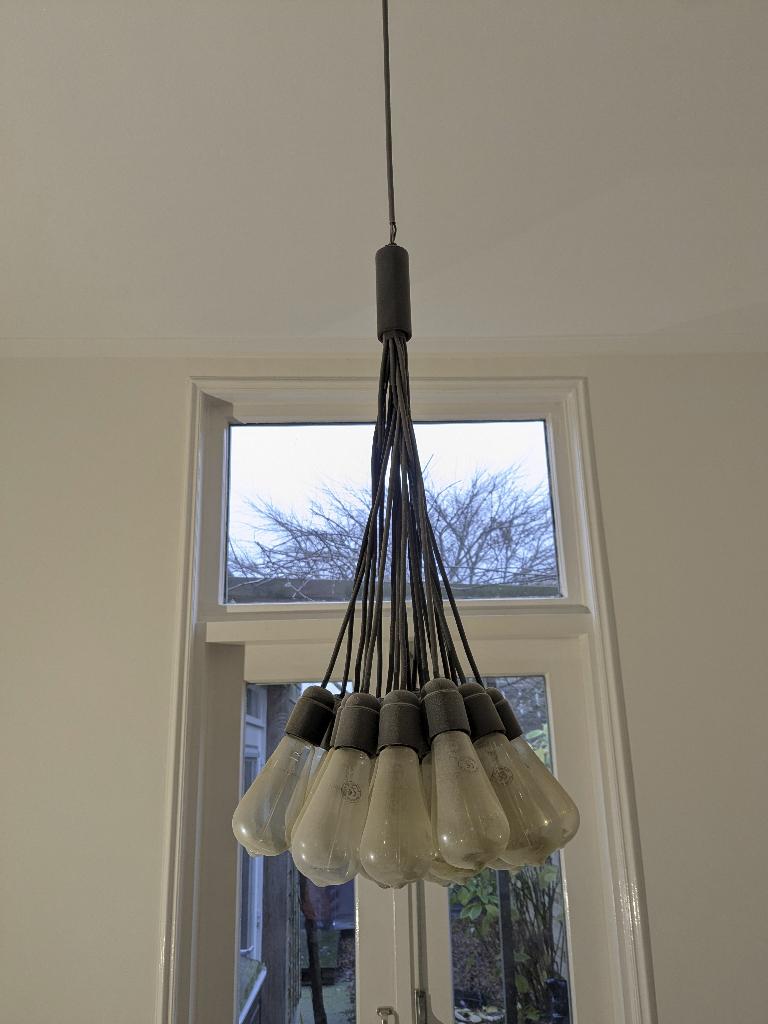 Hanglamp cluster, Huis en Inrichting, Lampen | Hanglampen, Ophalen, Zo goed als nieuw, 50 tot 75 cm