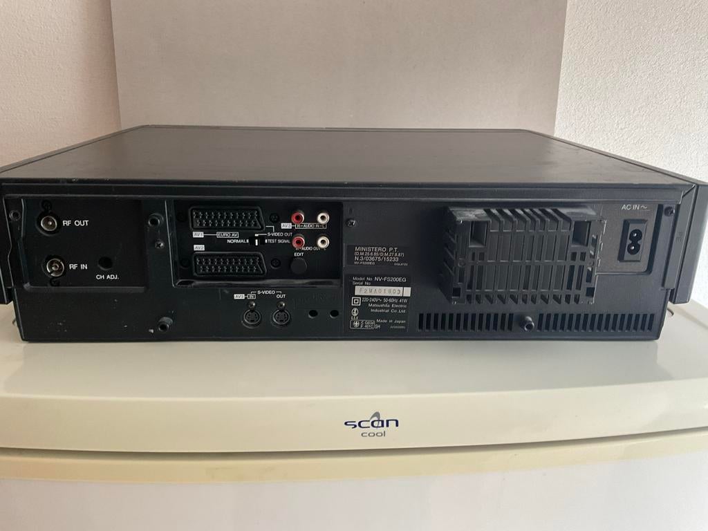 PANASONIC SUPER VHS Recorder NV-FS200EG - Werkt, heeft aanda, Audio, Tv en Foto, Videospelers, Ophalen of Verzenden, Gebruikt