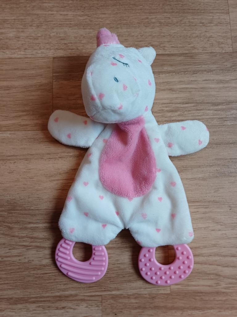 Action zd trading zdt eenhoorn unicorn bijtstukken doekje, Kinderen en Baby's, Speelgoed | Knuffels en Pluche, Ophalen of Verzenden