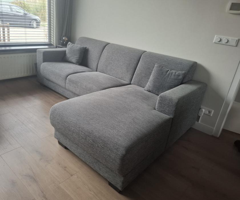 (Direct beschikbaar) Bank Aberdeen met chaise longue rechts, Huis en Inrichting, Ophalen, Gebruikt, 125 tot 150 cm, Driepersoons