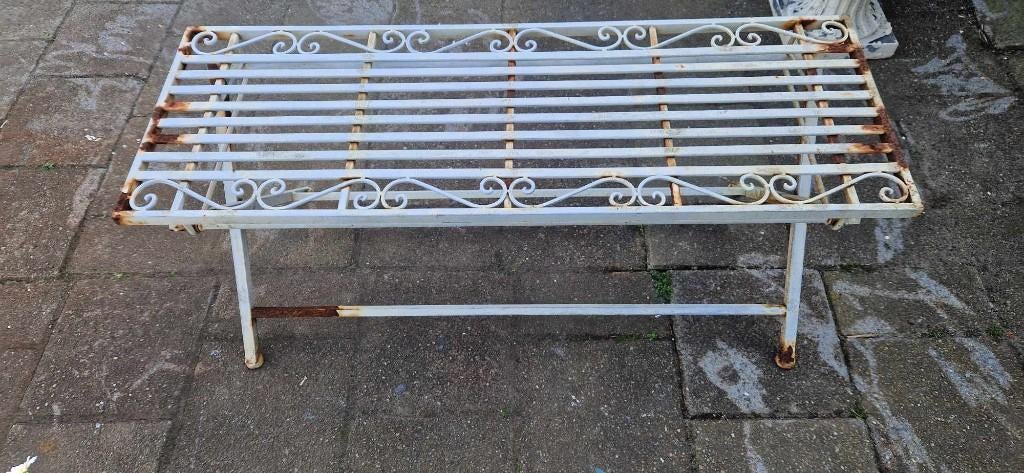 Brocante metalen tuindecoratie (Brocante), Ophalen of Verzenden, Gebruikt