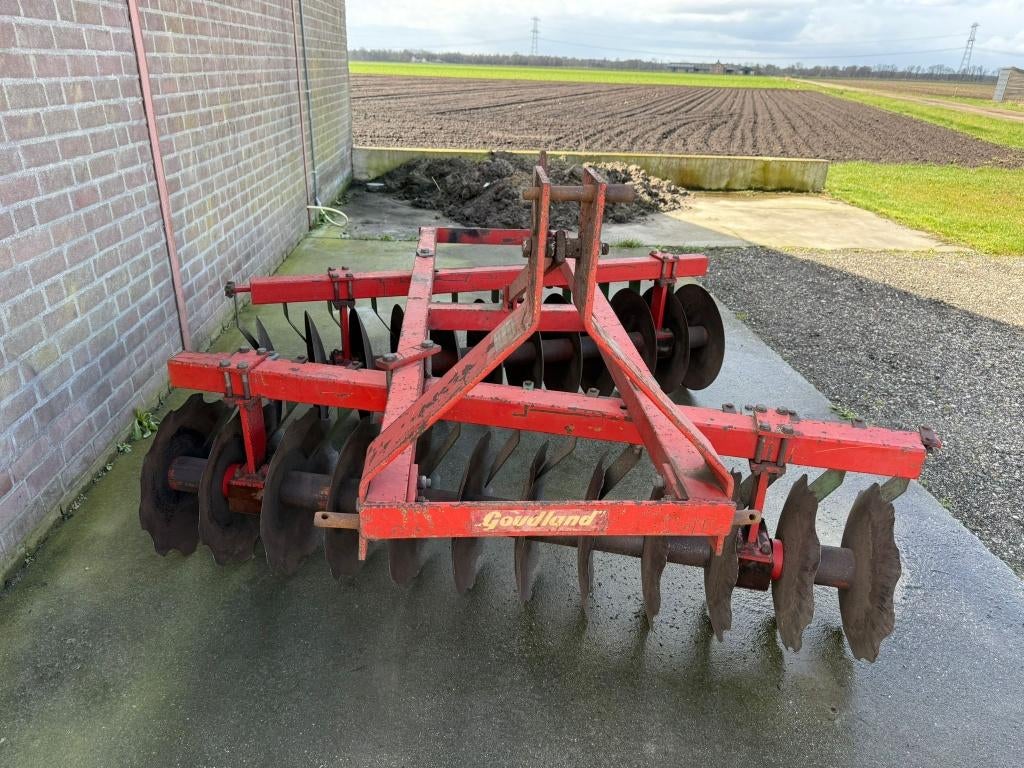 Goudland schijveneg 2 meter – nette staat – direct inzetbaar, Zakelijke goederen, Agrarisch | Werktuigen, Ophalen, Grondbewerking