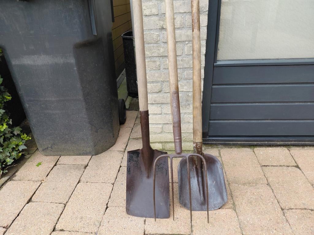 Schop, bats en riek, Tuin en Terras, Ophalen, Gebruikt