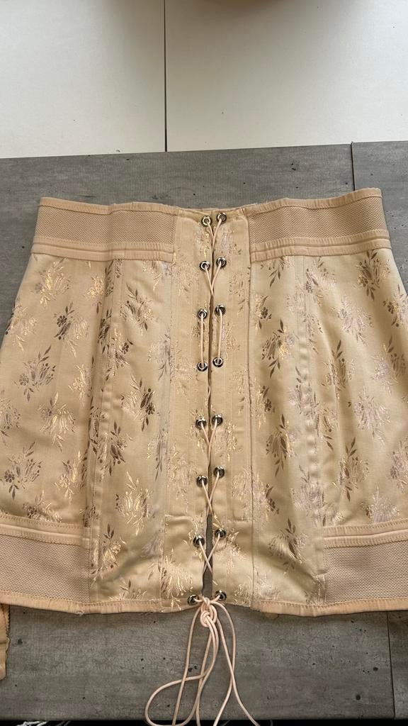 Vintage corset, kleur oud roze, met baleinen, Ophalen of Verzenden, X, Roze, Body of Korset