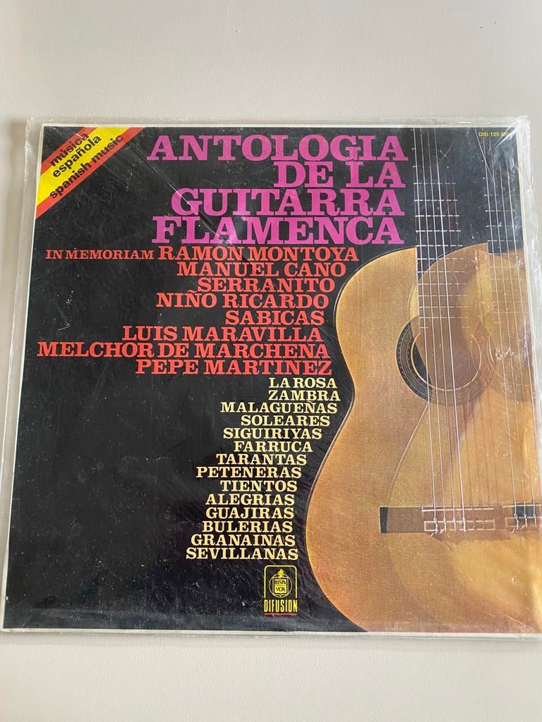 Lp Antologia De La Guitarra, Ophalen of Verzenden, Gebruikt