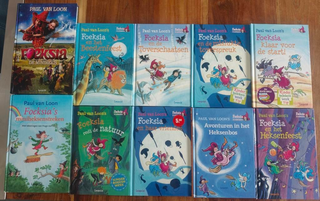 Paul van Loon - Foeksia de miniheks boeken (10 stuks), Ophalen of Verzenden, Gelezen, Paul van Loon, Fictie algemeen