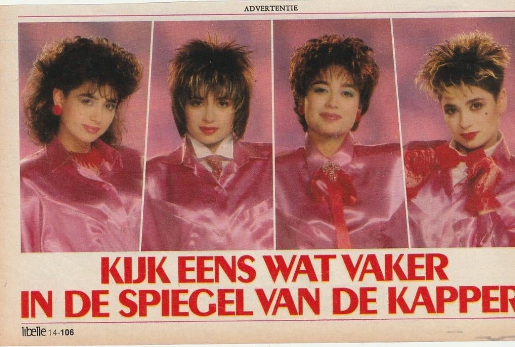 Retro reclame 1986 De kapper het jaren 80 kapsel, Verzenden, Overige typen