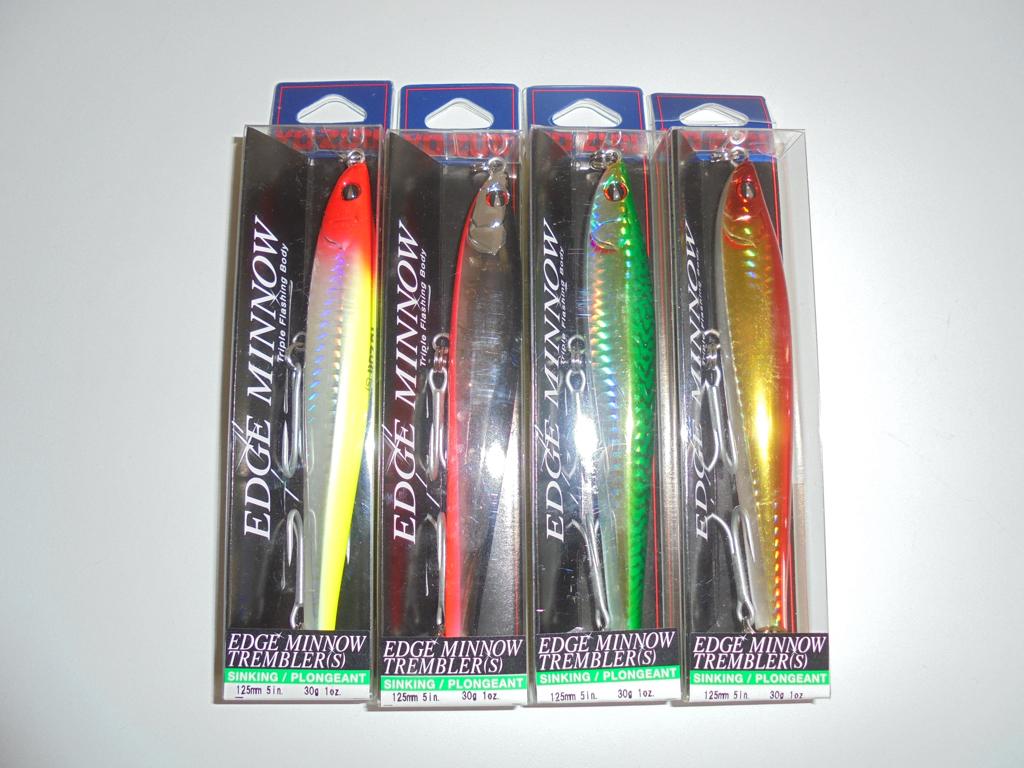 YO-ZURI Edge Minnow Pencil Trembler 12,5cm 30g Nieuw Rapala., Watersport en Boten, Hengelsport | Zeevissen, Ophalen of Verzenden