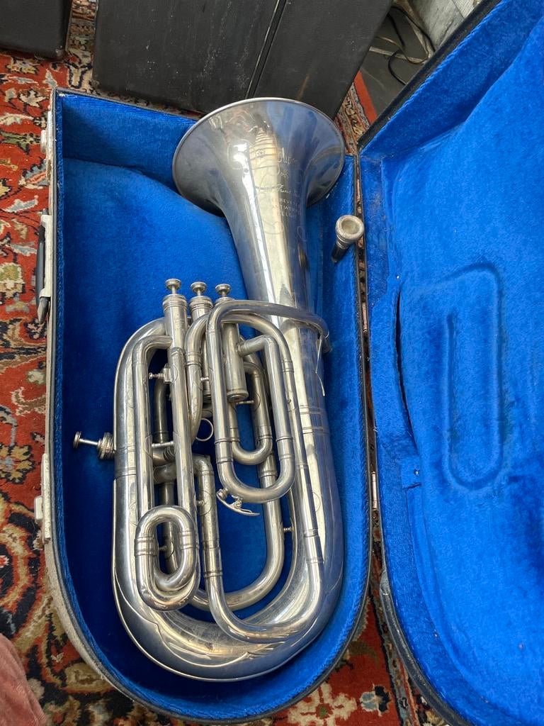 Antiek Euphonium / Bariton – A. Prins & Fils – Mooi & Origin, Muziek en Instrumenten, Ophalen of Verzenden, Gebruikt, Overige typen
