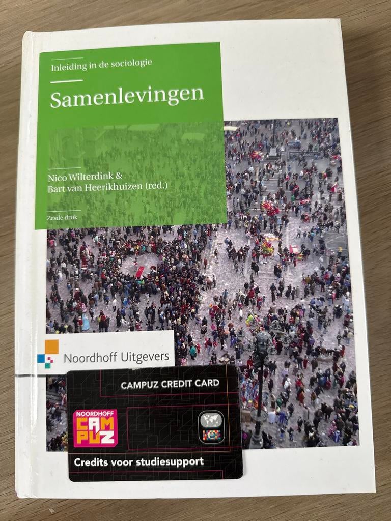 Samenlevingen - Inleiding in de sociologie, Boeken, Economie, Management en Marketing, Zo goed als nieuw, Overige onderwerpen