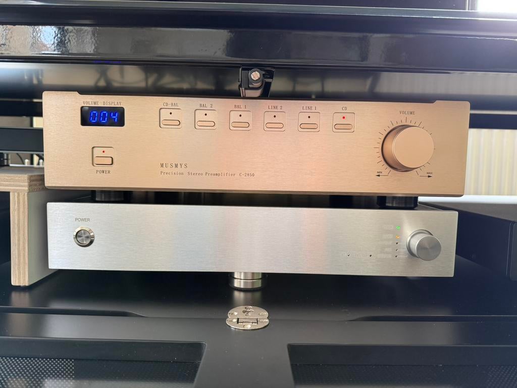 Musmys C2850 voorversterker, Audio, Tv en Foto, Versterkers en Receivers, Ophalen of Verzenden, Zo goed als nieuw, Stereo, Overige merken