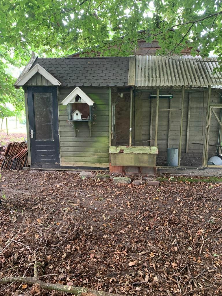 Kippenhok met ren, Dieren en Toebehoren, Ophalen, Hout, Overige typen