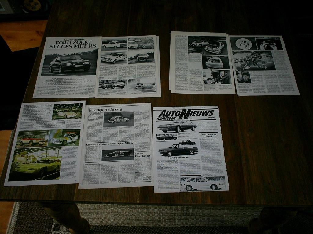 Ford Escort Escort RS Turbo MK 3 S1 1985 Info's, Boeken, Verzenden, Zo goed als nieuw, Ford