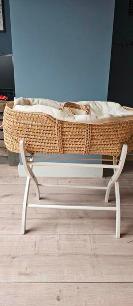 Mozes mandje met standaard, Ophalen of Verzenden, Gebruikt, Wieg