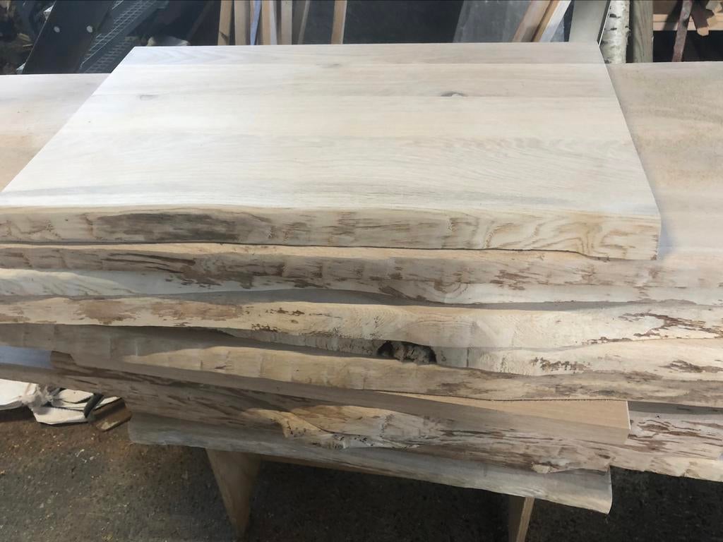 Wastafelblad /wc plank eiken massief op voorraad liggen, Ophalen of Verzenden, Nieuw