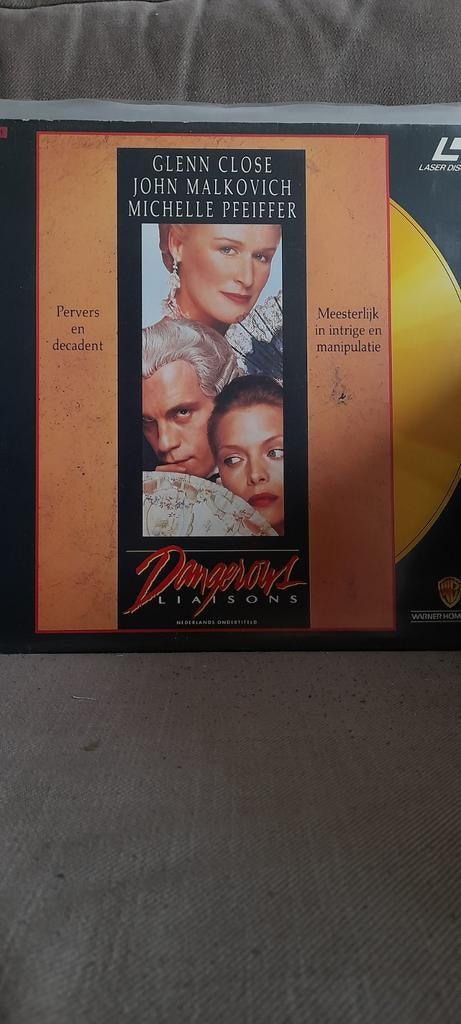 Laserdisc  Dangeroul Liaisons   PAL, Ophalen of Verzenden