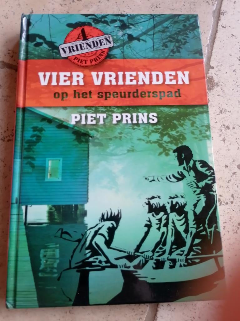 Piet Prins - Vier vrienden op het speurderspad, Boeken, Ophalen of Verzenden, Zo goed als nieuw, Piet Prins
