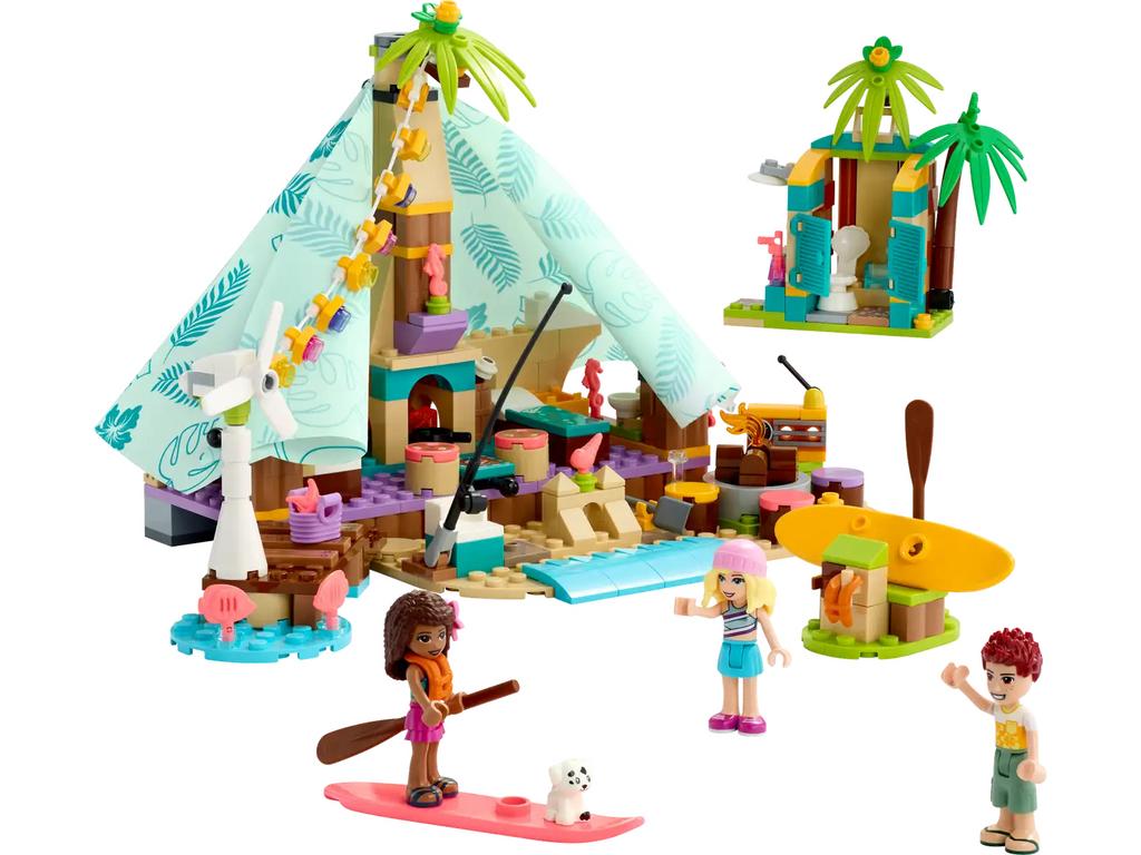 Lego Friends Beach Glamping 41700, Kinderen en Baby's, Speelgoed | Duplo en Lego, Zo goed als nieuw, Ophalen of Verzenden