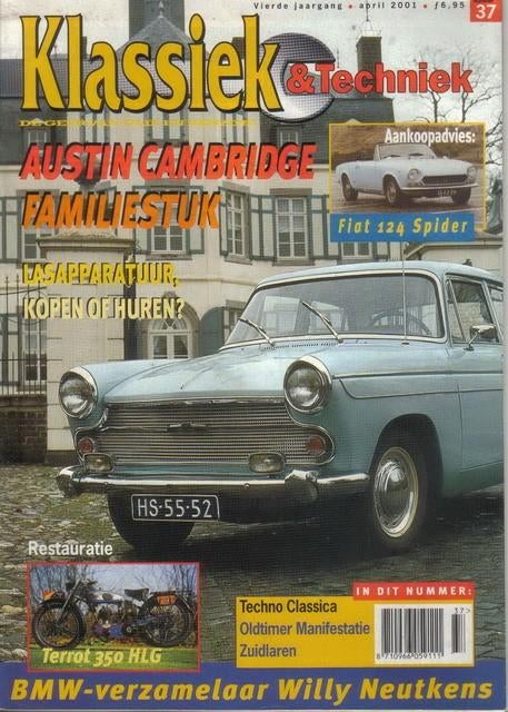Klassiek & Techniek 37 2001 : Austin A60 - Fiat 124 Spider, Ophalen of Verzenden, Gelezen, Algemeen