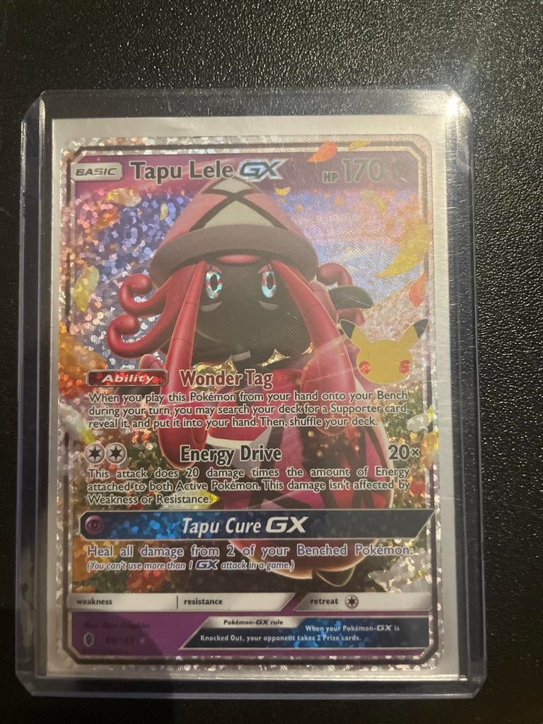 Tapu Lele GX - Celebrations 60/145 mint, Ophalen of Verzenden, Zo goed als nieuw, Losse kaart, Foil