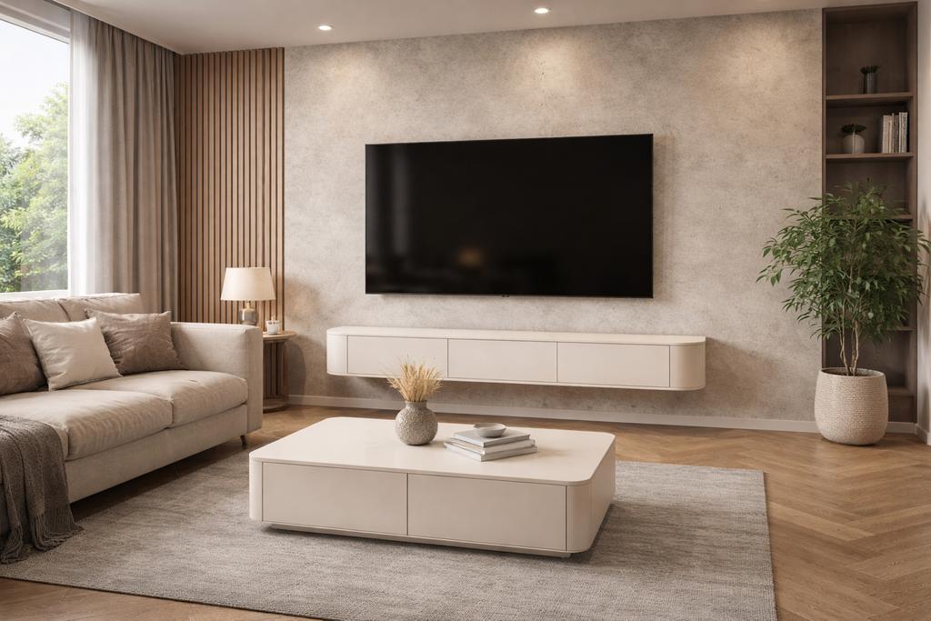 Japandi Salontafel 120x60x30 cm, Ophalen, 100 tot 150 cm, Eikenhout, Nieuw