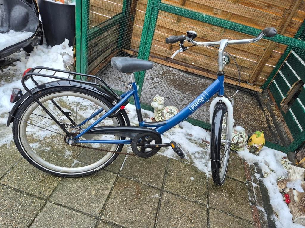Dutch meisjesfiets 24 inch, Fietsen en Brommers, Fietsen | Meisjes, Gebruikt, 24 inch, Handrem, Ophalen