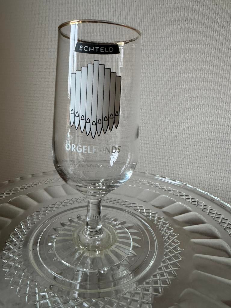 Echteld Orgelfonds. Bierglas, Ophalen of Verzenden, Zo goed als nieuw, Bierglas