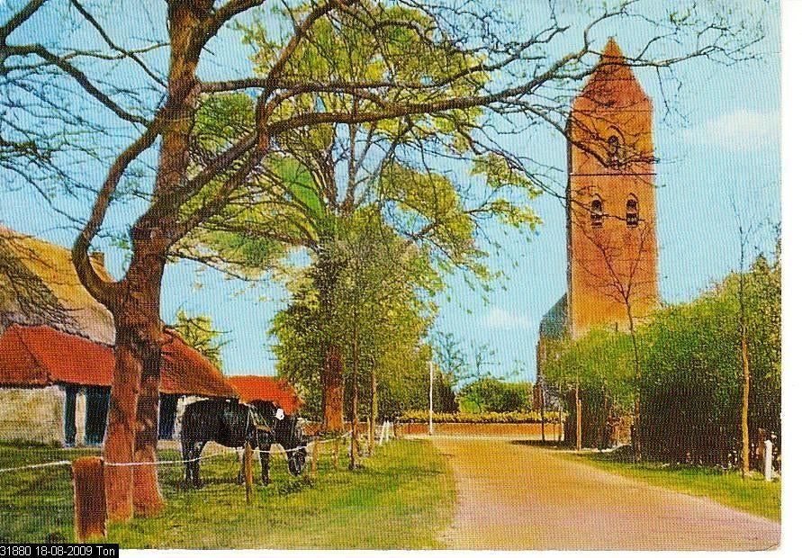 Ansichtkaart	Vledder	Torenlaan, Verzamelen, Verzenden, 1960 tot 1980, Gelopen, Drenthe