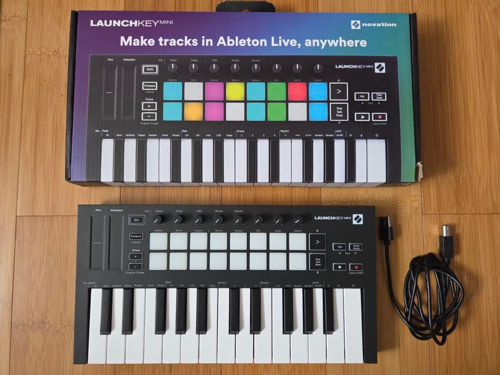 Novation Launchkey Mini MK3 - Zo goed als nieuw!, Overige merken, Midi-aansluiting, Zo goed als nieuw, Overige aantallen