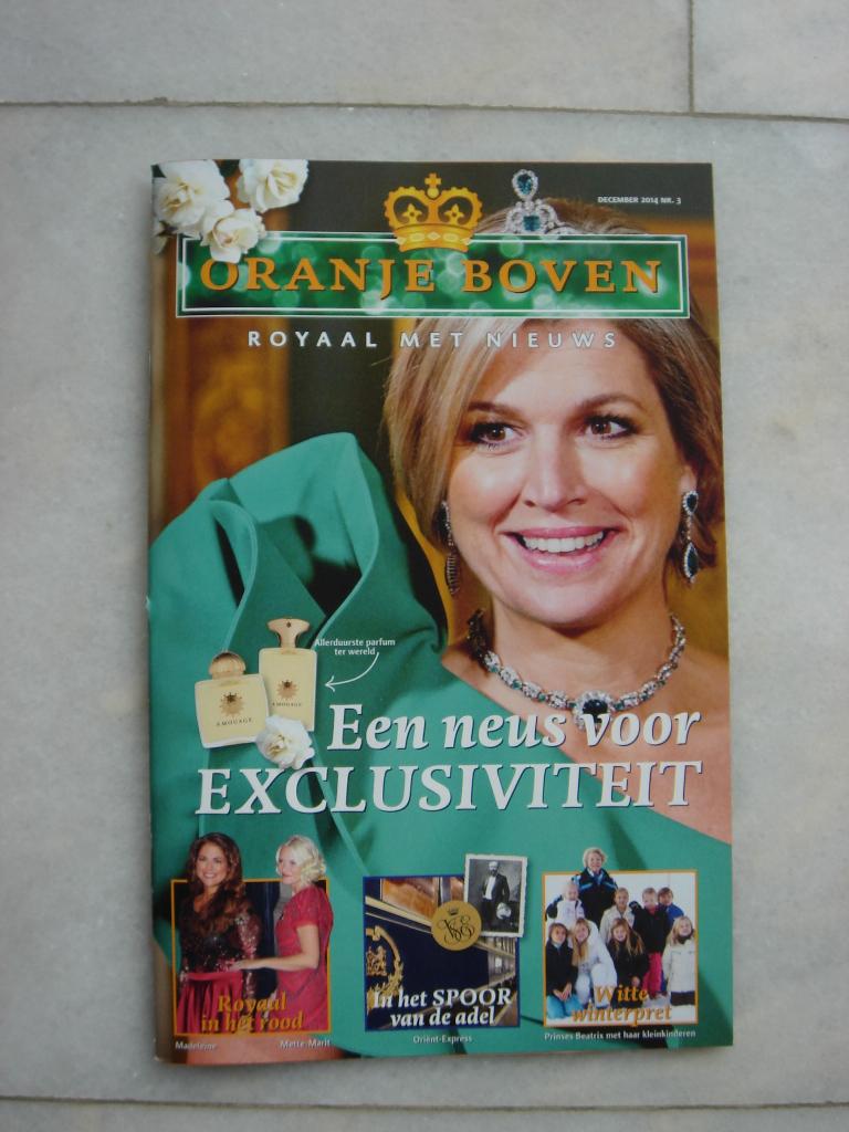 Oranje Boven December 2014 nr.3 Tijdschrift, Verzamelen, Koninklijk Huis en Royalty, Ophalen of Verzenden, Nieuw, Tijdschrift of Boek