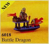 Lego Castle Black Knights 6018 Battle Dragon, Ophalen of Verzenden, Zo goed als nieuw, Complete set, Lego