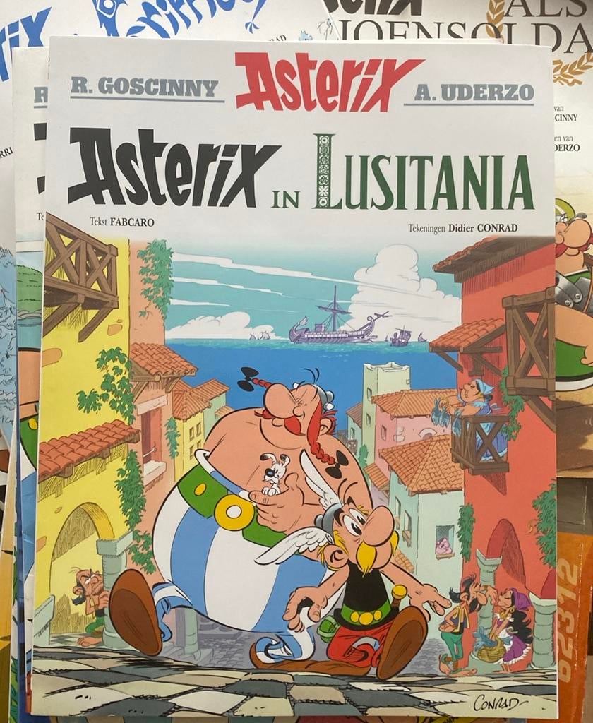 Asterix strip in lustania, Boeken, Eén stripboek, Ophalen of Verzenden, Zo goed als nieuw