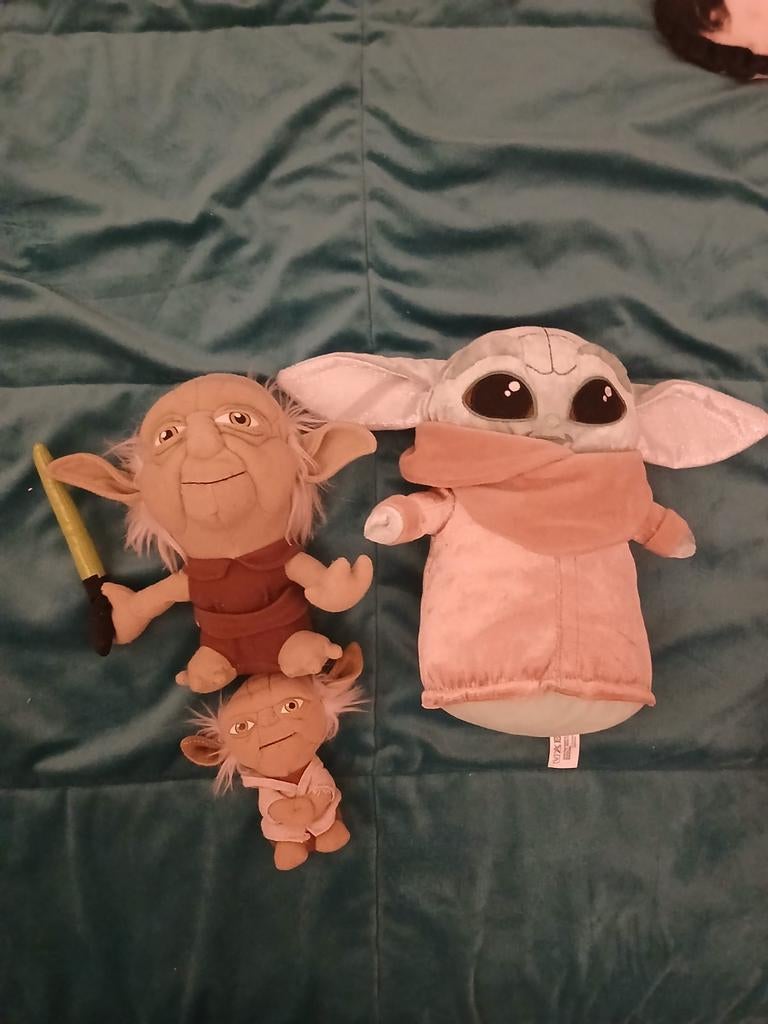 Star Wars 3 Yoda Knuffels, Ophalen of Verzenden