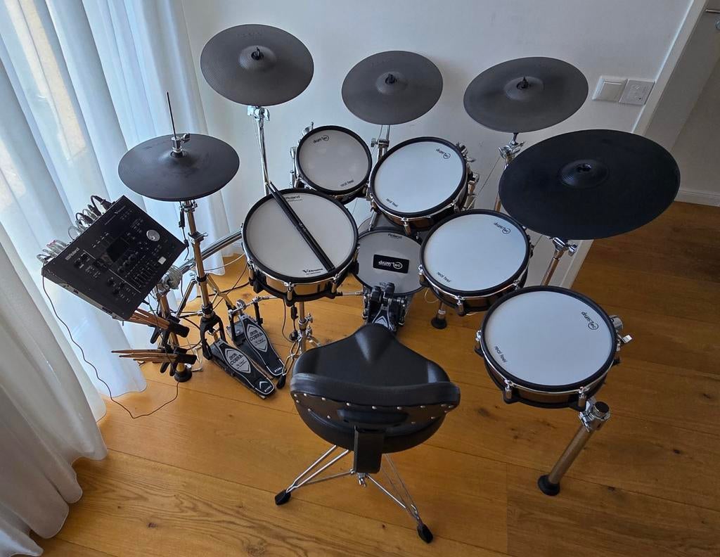 Roland TD50X KV met digitale snare, hihat (VH14) en ride, Muziek en Instrumenten, Ophalen, Zo goed als nieuw, Roland, Elektronisch
