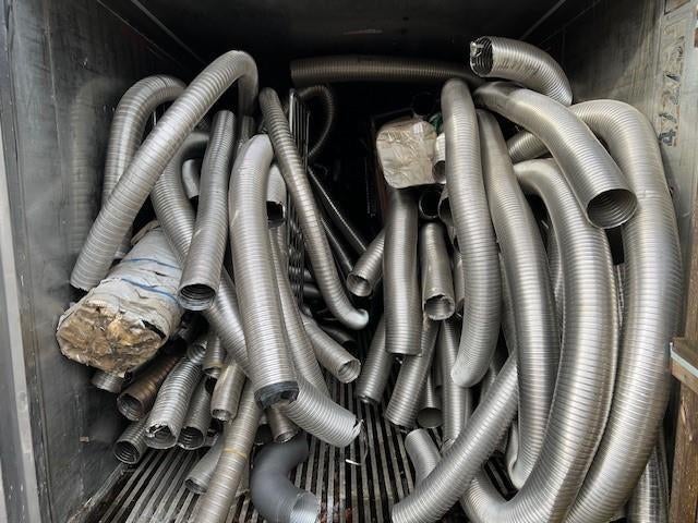 2119. Flexibele buis / rvs / kachelbuis / kachelpijp, Ophalen, Gebruikt, Vrijstaande haard, Overige soorten