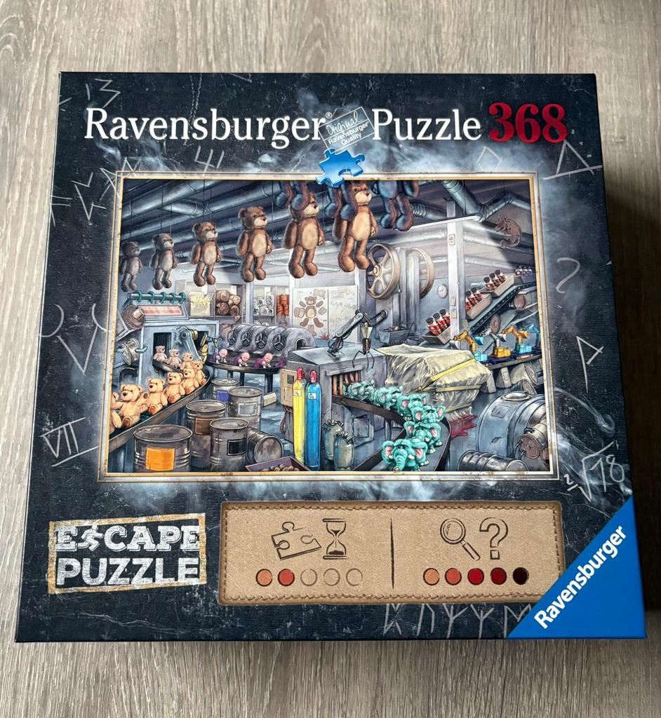 Ravensburger Escape Puzzle - Uitdaging!, Ophalen of Verzenden, Minder dan 500 stukjes, Zo goed als nieuw, Legpuzzel