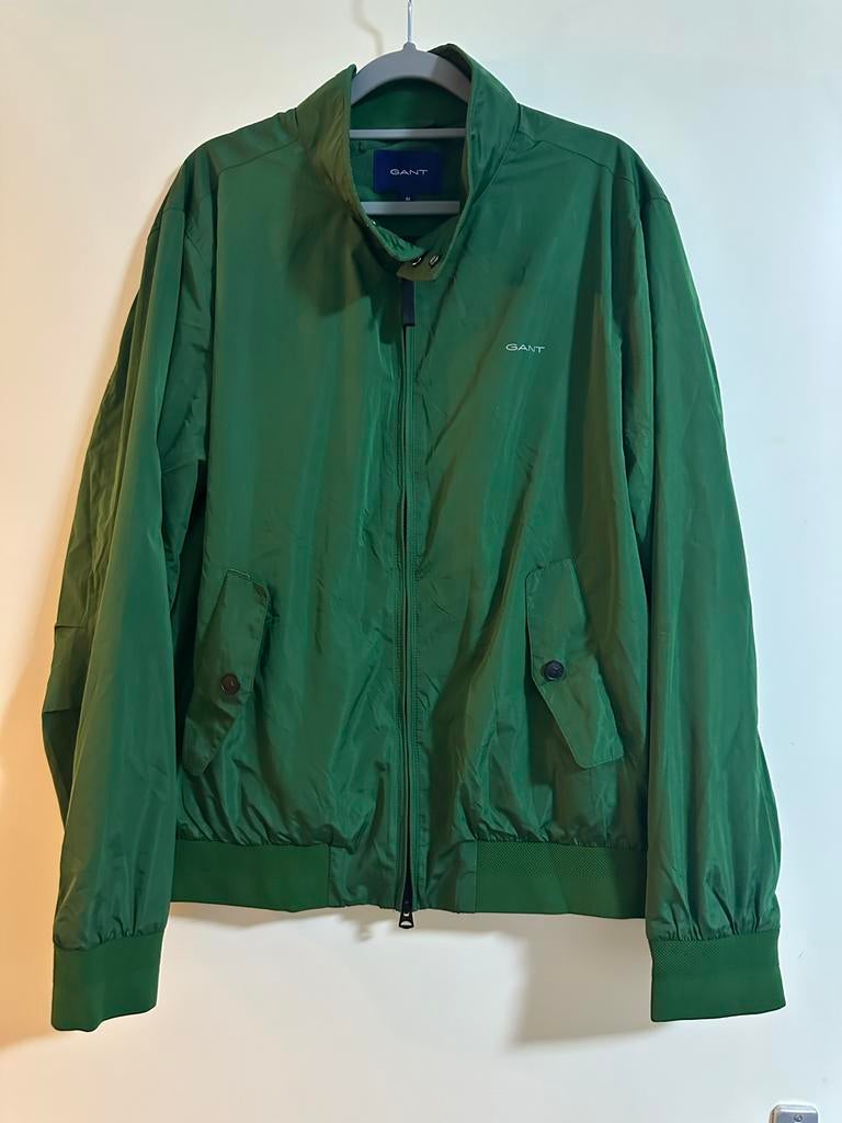 GANT Lightweight Harrington - Ongedragen, Ophalen of Verzenden, Nieuw, Overige maten, Groen