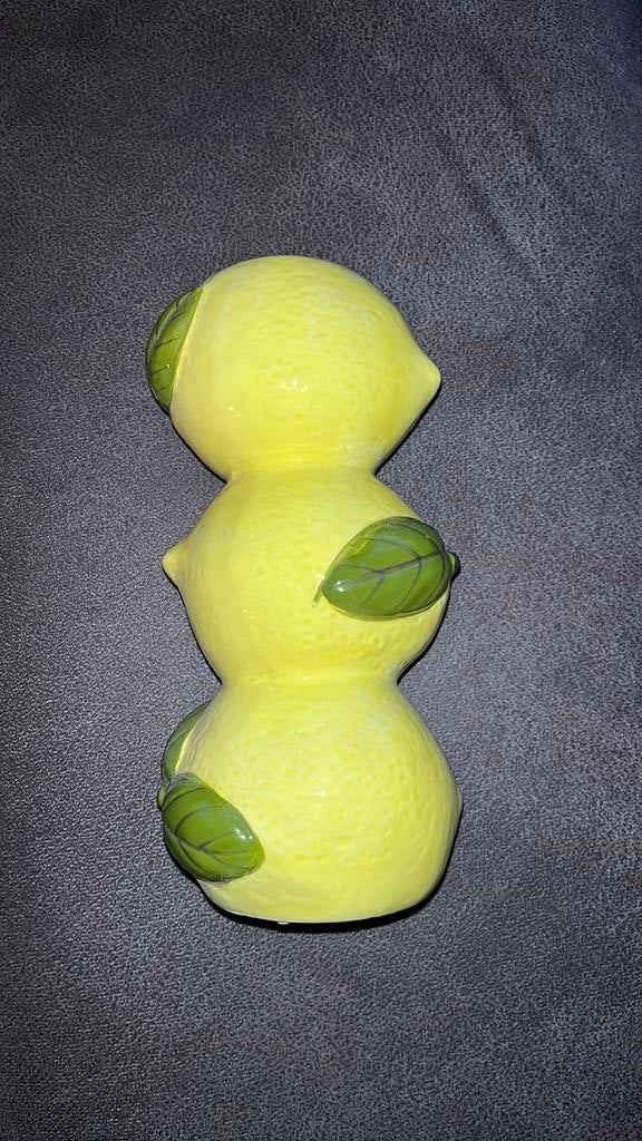 Citroenvaas NIEUW, Overige kleuren, Nieuw, Ophalen of Verzenden, Glas