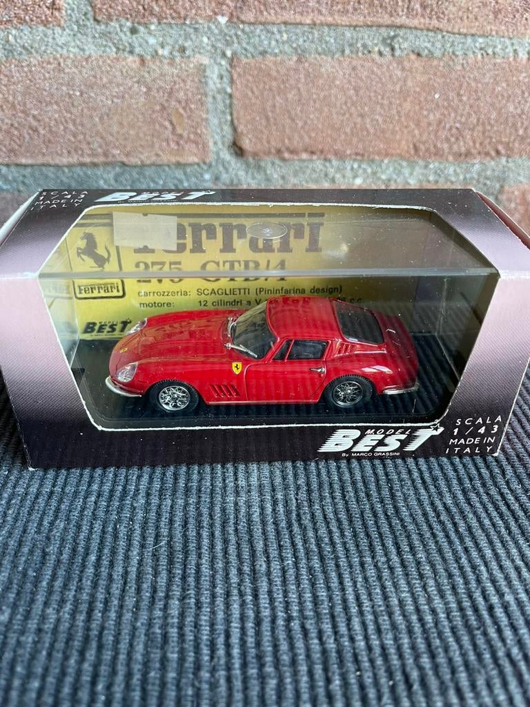 1:43 Ferrari 275 GTB 4, Ophalen of Verzenden, Zo goed als nieuw, Auto, Overige merken