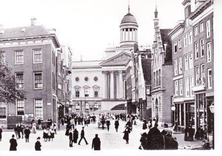 ROTTERDAM,- Stadhuis met Botersloot.ca 1900.  18-01, Ophalen of Verzenden, 1960 tot 1980, Ongelopen, Zuid-Holland