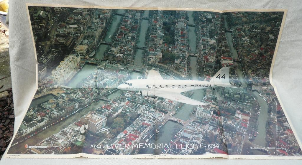 Vlucht De Uiver artikel 1934 – 1984, Verzamelen, Luchtvaart en Vliegtuigspotten, Ophalen of Verzenden, Gebruikt, Boek of Tijdschrift