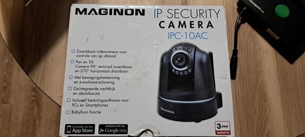 Foscam Maginon ip security camera, Ophalen