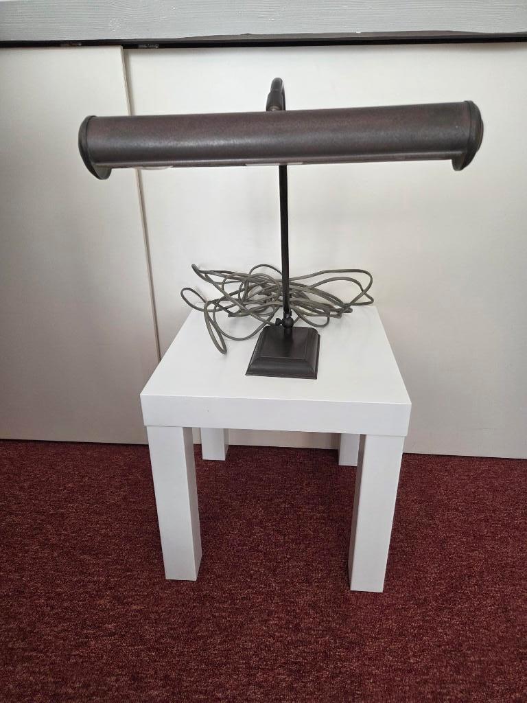 pianolamp bruin, Ophalen, Klassiek, Zo goed als nieuw, Metaal