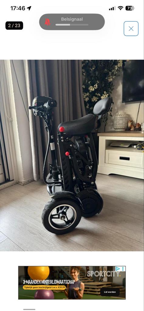 Geweldige Scootmobiel COMFYSO 4wielen Krachtig & Betrouwbaar, Ophalen of Verzenden, Zo goed als nieuw, Elektrische rolstoel