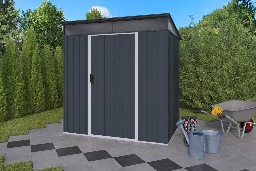 Metalen berging 199148 cm, Ophalen of Verzenden, Nieuw, Metaal, Overige typen