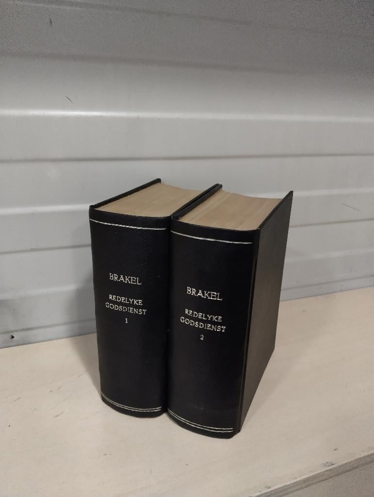 Nr. 1123 Wilh. à Brakel, Redelyke Godsdienst, 3 delen 1736, Antiek en Kunst, Antiek | Boeken en Bijbels, Ophalen of Verzenden