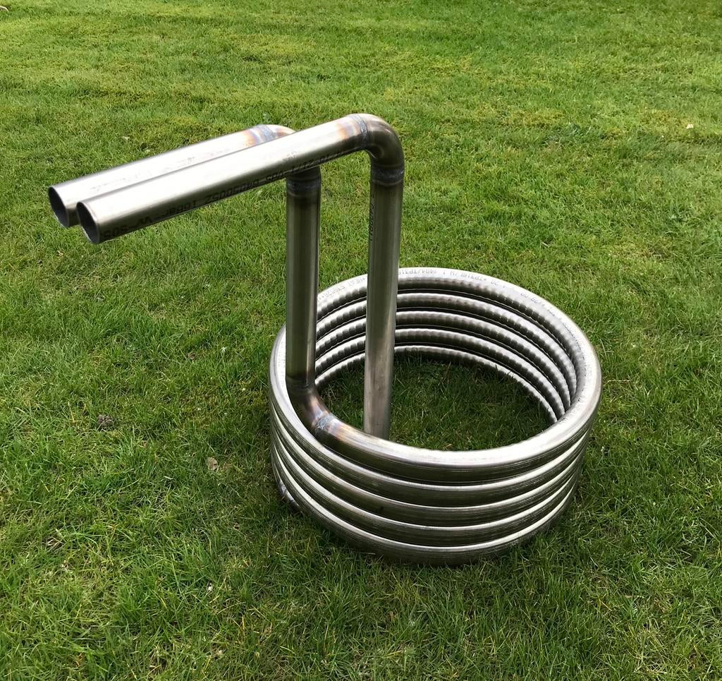 RVS 316 warmtewisselaar spiraal zwembadverwarming hottub, Tuin en Terras, Ophalen of Verzenden, Nieuw, Verwarming