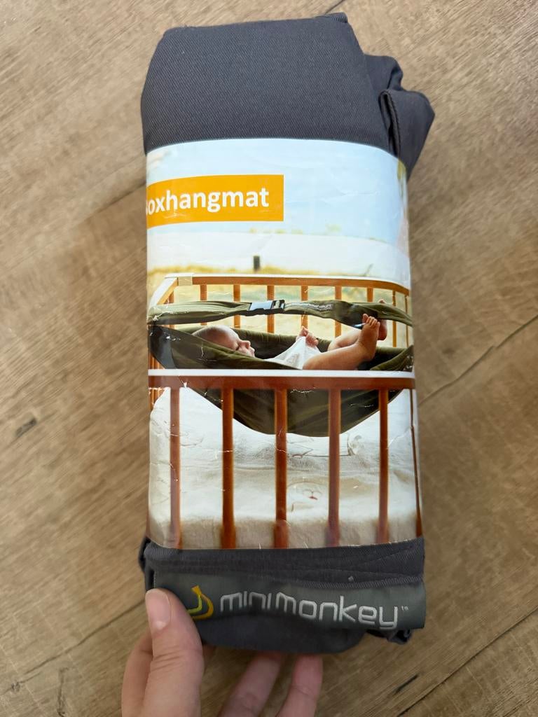 MiniMonkey Boxhangmat - Nieuwstaat, Beits, Ophalen of Verzenden, Zo goed als nieuw, Grijs