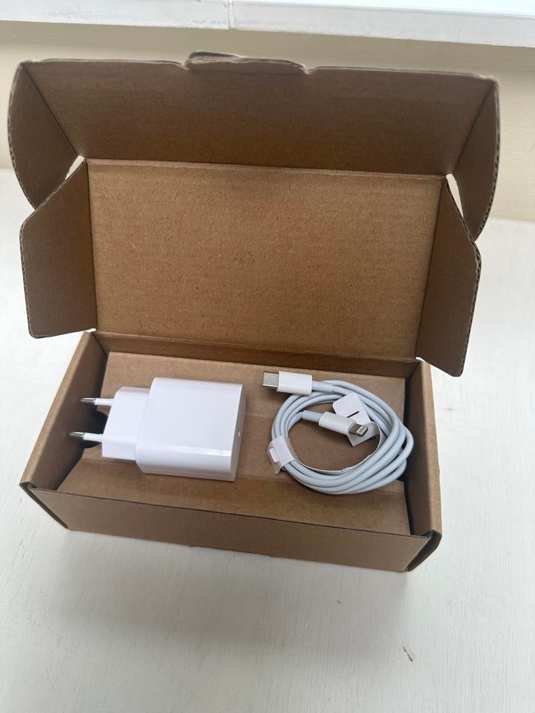 ACTIE: 2x iPhone Snellader set 20w incl verzenden, Verzenden, Nieuw, Apple iPhone