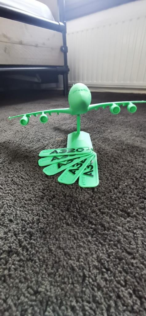 Airbus A380 Modelvliegtuig + Naamplaatjes, Overige merken, 1:32 tot 1:50, Overige typen, Ophalen of Verzenden